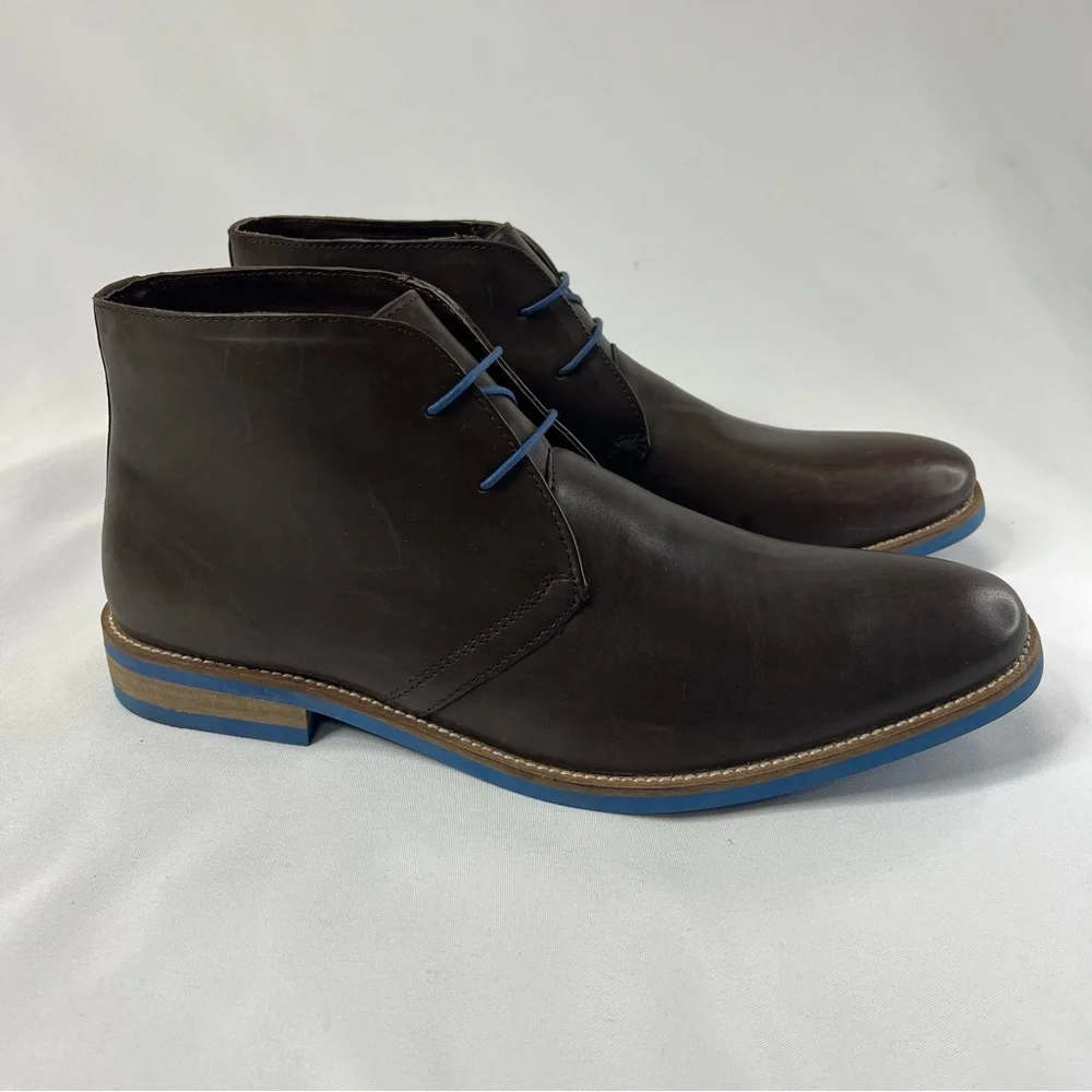 Next 1982 Men’s Genuine Leather Brown Chuuka Boots / Dress Shoes Size 12